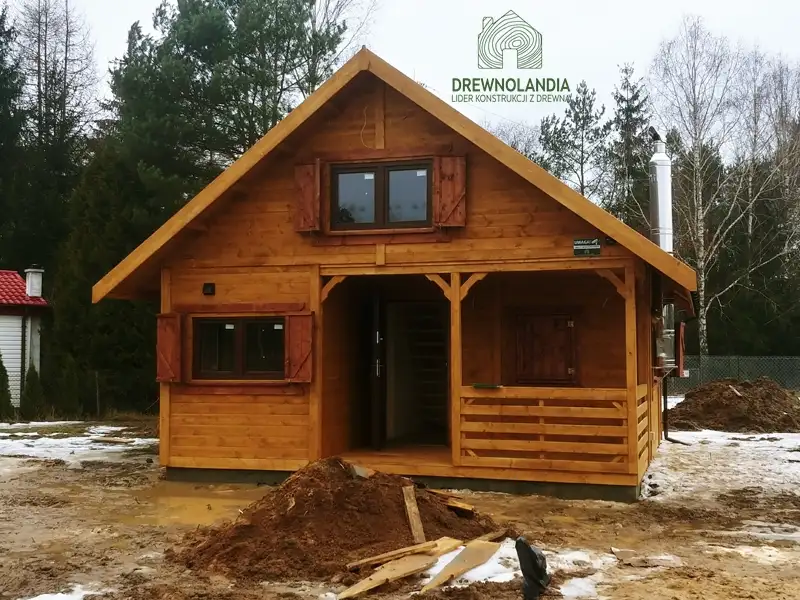 Domek z antresola Wiktor IV - wersja 1 - V1 - 5,9x5,9m