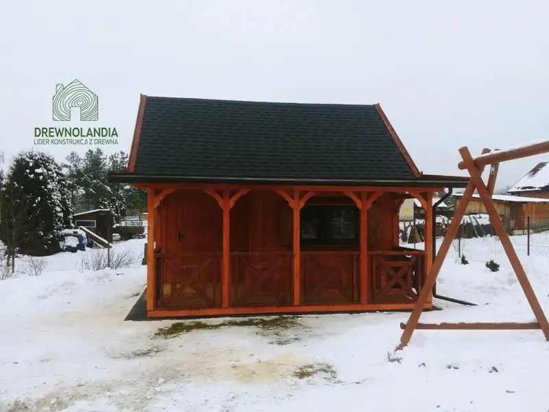 Domek Mieszko II 5m x 5m + taras boczny 1,5x5m