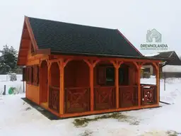 Domek Mieszko II 5m x 5m  + taras boczny 1,5x5m - zdjęcie 22