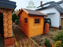 Domek gospodarczy z drewna Bonifacy - 3x2,5m  - zdjęcie 20