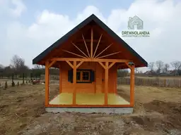 Drewniany domek Ogrodowy Olek 7,7x4,5m  - zdjęcie 9