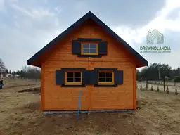 Drewniany domek Ogrodowy Olek 7,7x4,5m  - zdjęcie 12