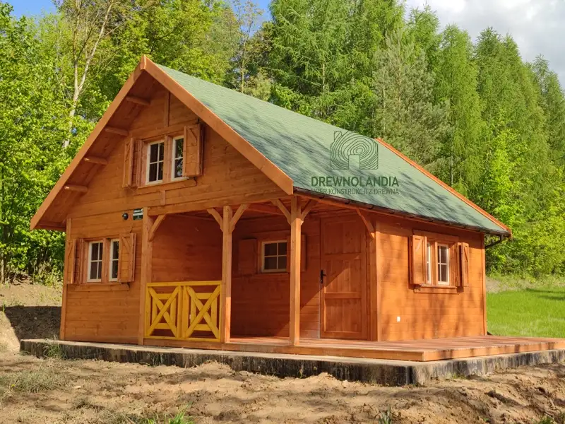 Domek z antresola Wiktor IV - wersja 1 - V1 - 5,9x5,9m