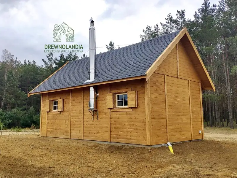 Domek drewniany Janusz - 7m x 5m -35m