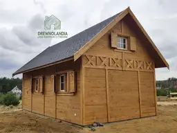 Domek drewniany Janusz - 7m x 5m -35m - zdjęcie 8