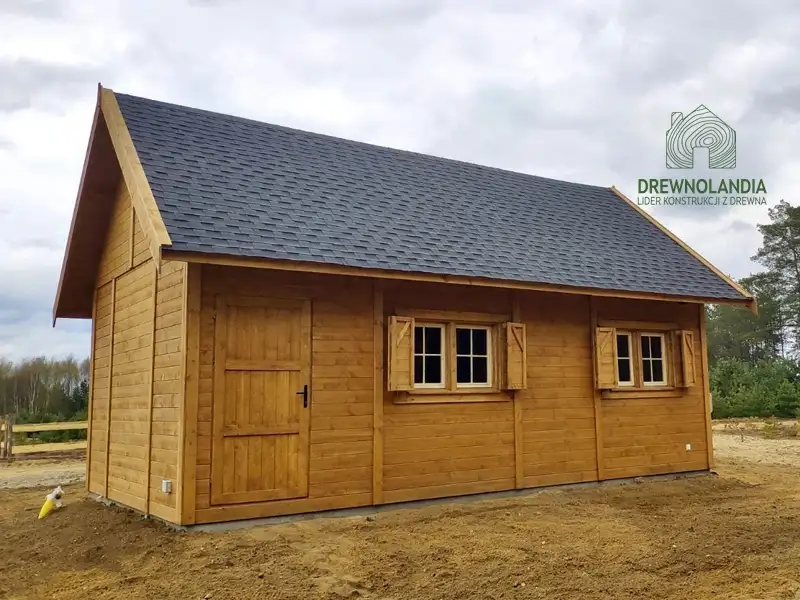 Domek drewniany Janusz - 7m x 5m -35m