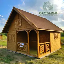 Drewniany domek Wiktor II - 5x5m   - zdjęcie 24