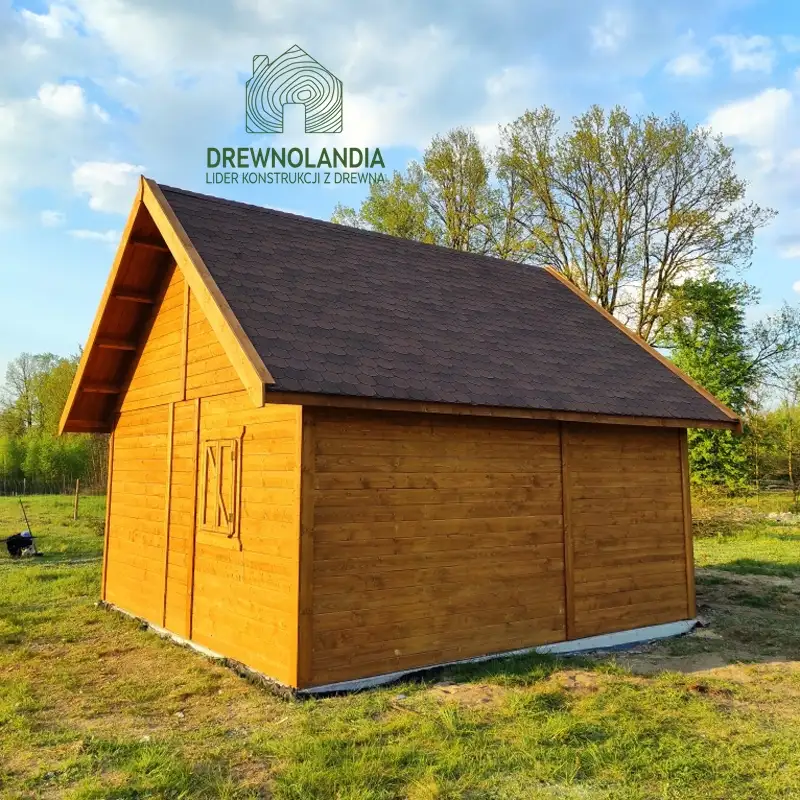 Drewniany domek Wiktor II - 5x5m  