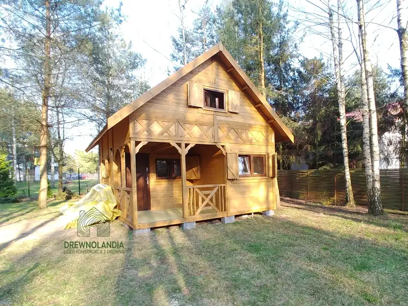 Domek drewniany Wiktor III - 5x6m 