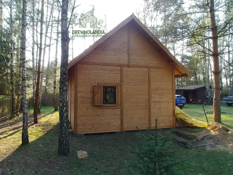 Domek drewniany Wiktor III - 5x6m 