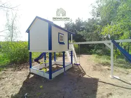 Domek ogrodowy Dla Dzieci Lolek - 2,8x2m z huśtawką  - zdjęcie 29