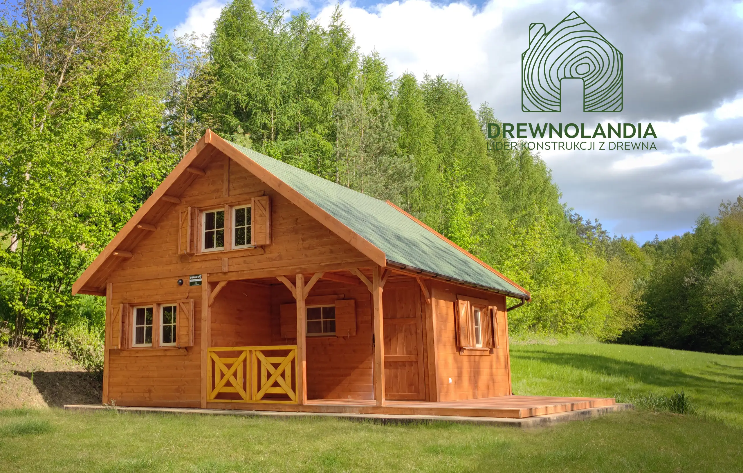 Domek z antresola Wiktor IV - wersja 1 - V1 - 5,9x5,9m