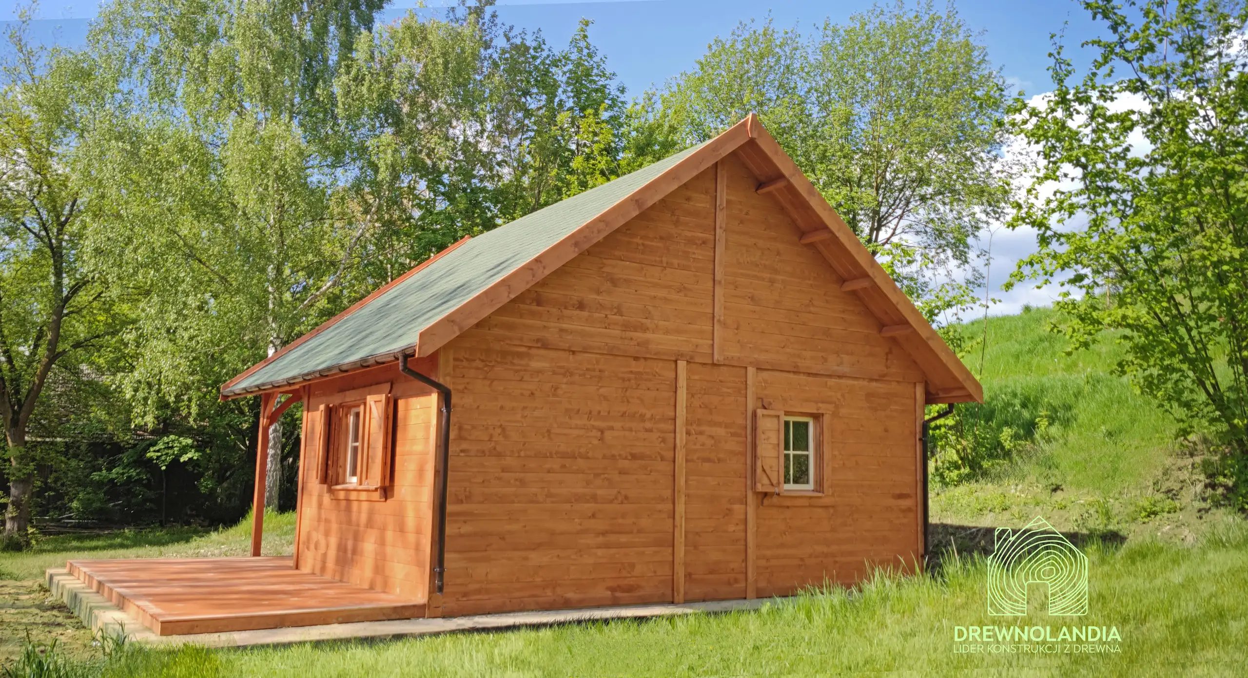 Domek z antresola Wiktor IV - wersja 1 - V1 - 5,9x5,9m