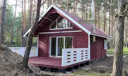 Nowoczesny drewniany domek z antresolą Adam IV 5,9m x 5,9m  - zdjęcie 8