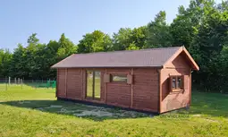 Domek parterowy Ariel z oknami PCV 10m x 3,5m - zdjęcie 1