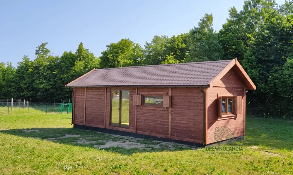 Domek parterowy Ariel z oknami PCV 10m x 3,5m