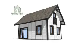 Domek drewniany na działkę Albert IV 8mx5m  - zdjęcie 6