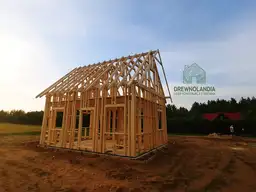 Domek Olaf 7m x 5m - wersja szkieletowa - zdjęcie 14