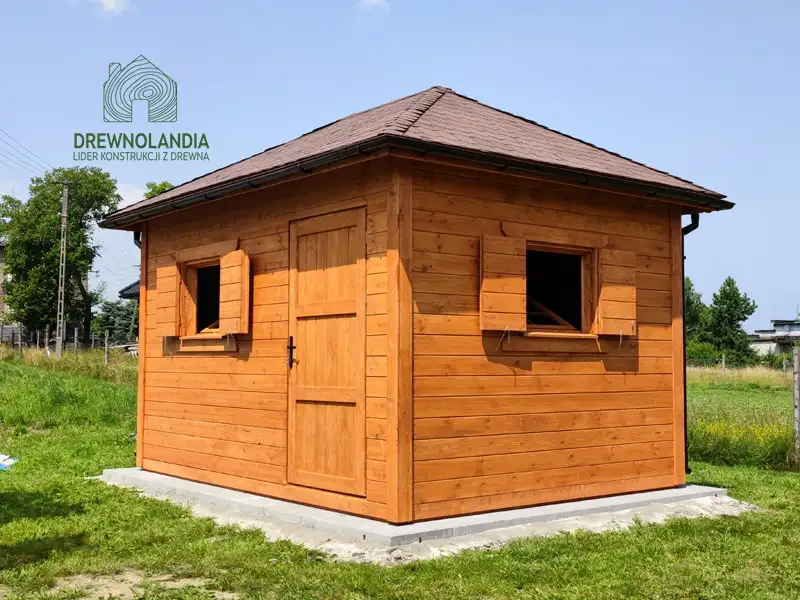 Drewniany Domek narzędziowy Jerzy - 4x3m