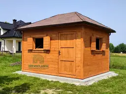 Drewniany Domek narzędziowy Jerzy - 4x3m  - zdjęcie 29