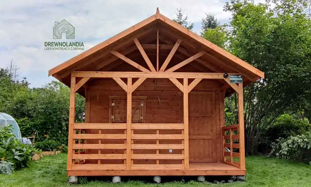 Domek  Aleksander - 6x4m, domek z drewna 