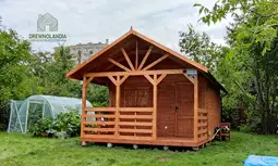 Domek  Aleksander - 6x4m, domek z drewna  - zdjęcie 1