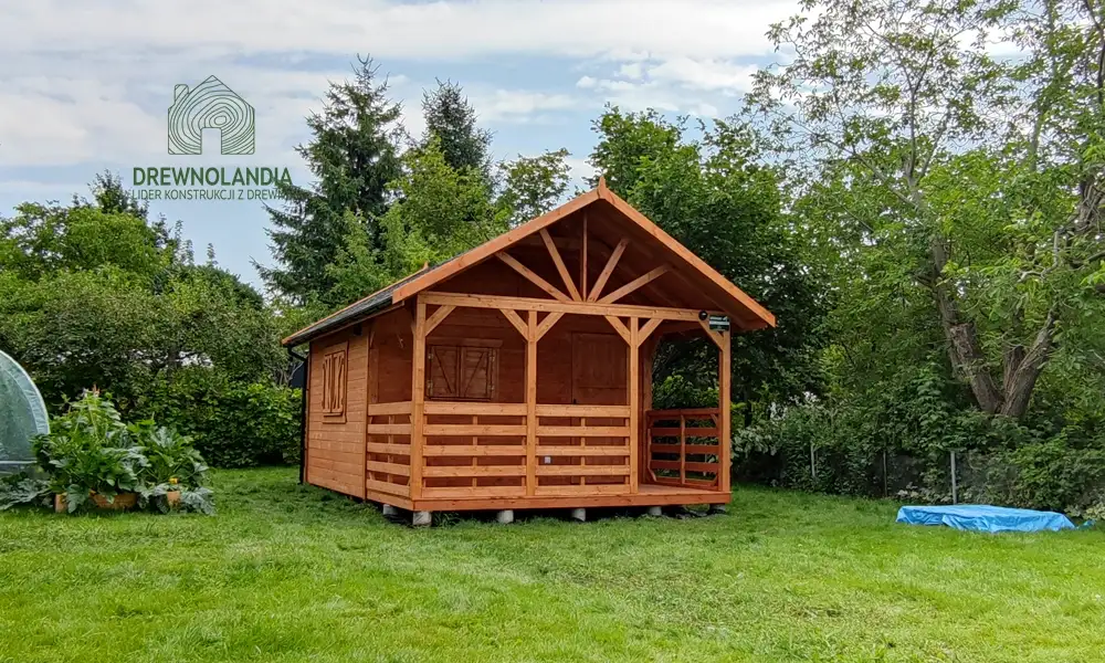 Domek  Aleksander - 6x4m, domek z drewna 