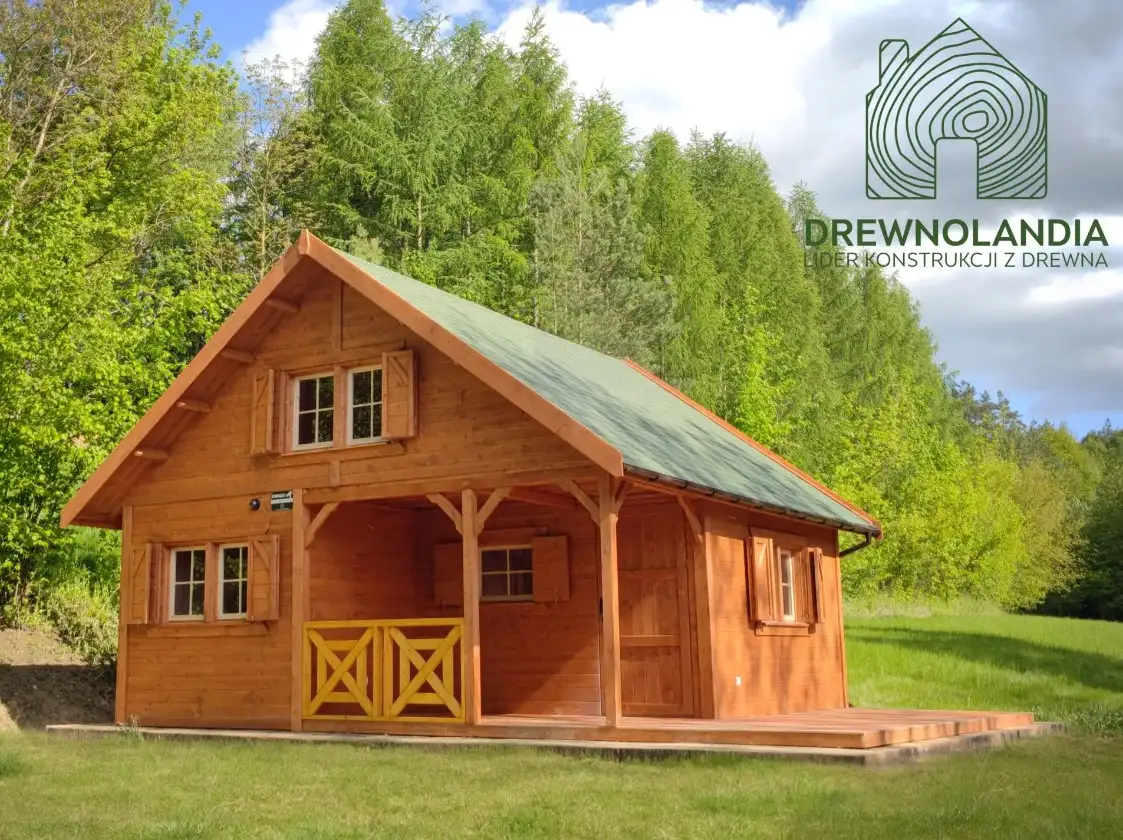 Domek rekreacyjny całoroczny CRA4 - wersja 1 - V1 - 35 m²