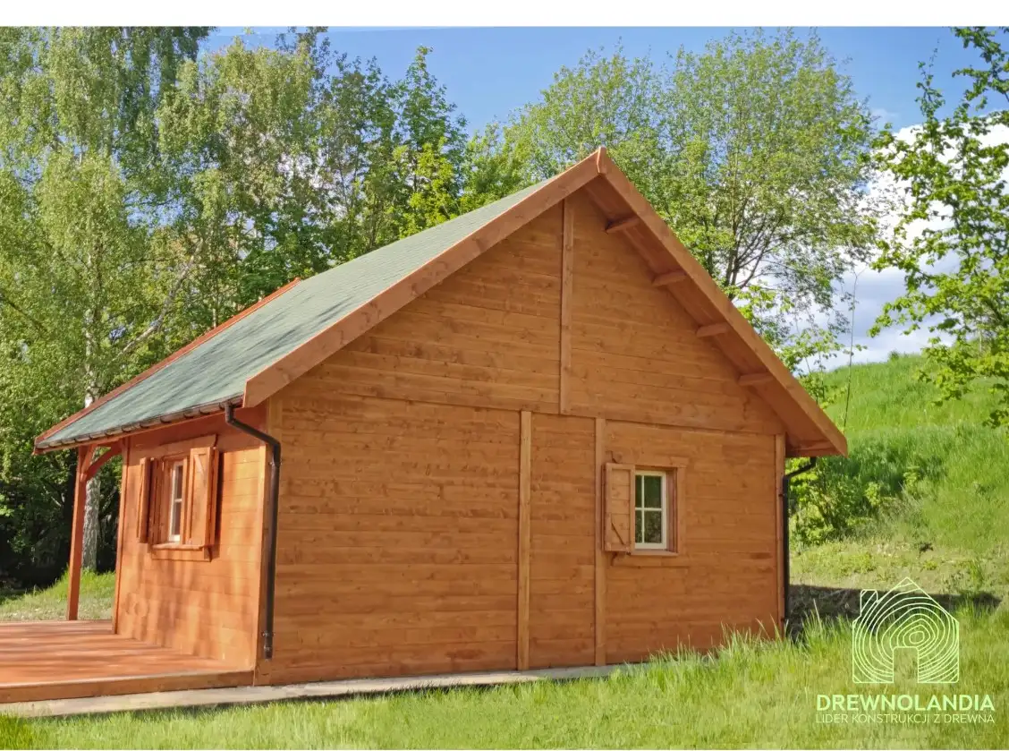 Domek rekreacyjny całoroczny CRA4 - wersja 1 - V1 - 35 m²
