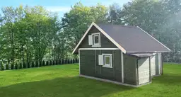 Drewniany domek rekreacyjny całoroczny CRA8 - 35 m² - zdjęcie 7