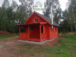 Domek Ogrodowy z tarasem Marcel II - 5x5m  - zdjęcie 19