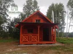 Domek Ogrodowy z tarasem Marcel II - 5x5m  - zdjęcie 20