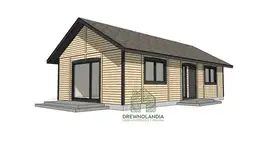 Drewniany domek rekreacyjny całoroczny CRK1 - 70 m² - zdjęcie 44