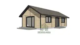 Drewniany domek rekreacyjny całoroczny CRK1 - 70 m² - zdjęcie 46