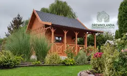 Domek Ogrodowy Mieszko I 4x5m + taras  boczny 1,5x5m - zdjęcie 22