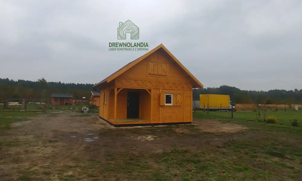 Domek rekreacyjny całoroczny CRA4 - wersja 1 - V1 - 35 m²