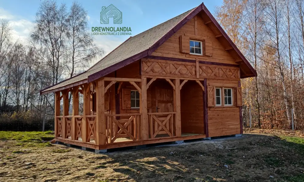 Domek Mieszko II 5m x 5m + taras boczny 1,5x5m