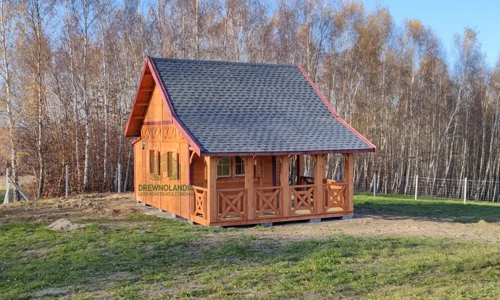 Domek Mieszko II 5m x 5m + taras boczny 1,5x5m