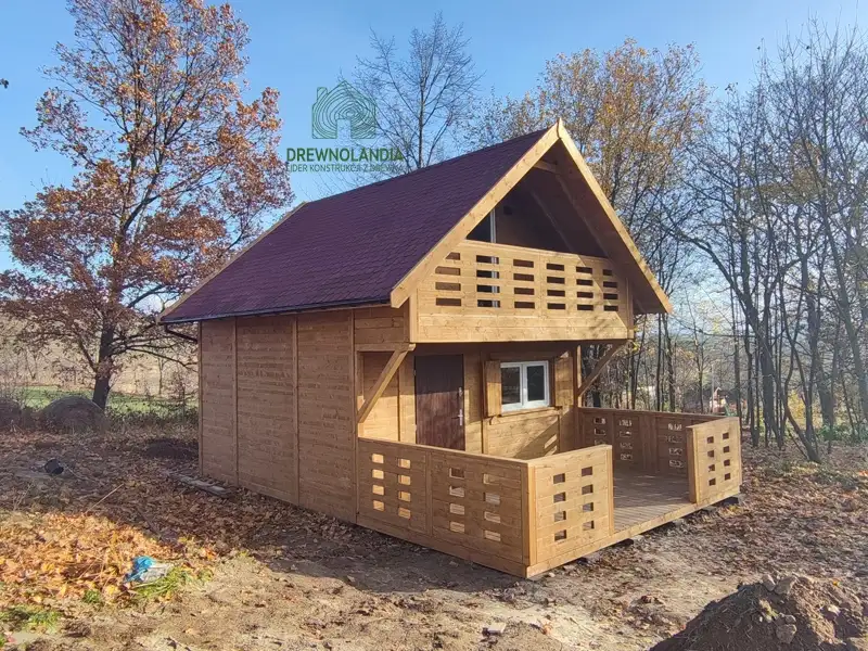 Domek z balkonem Igor - 5x5m