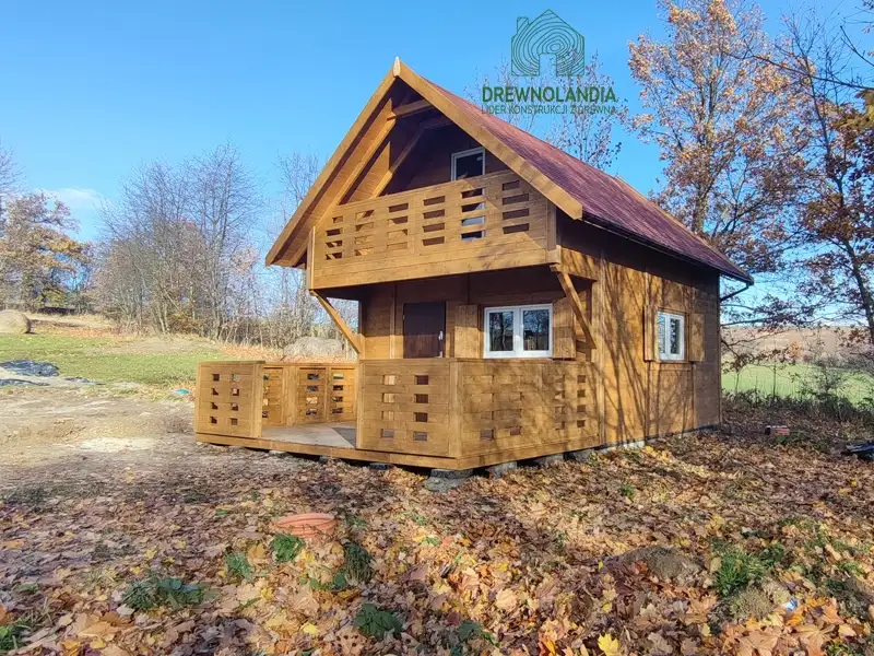 Domek z balkonem Igor - 5x5m
