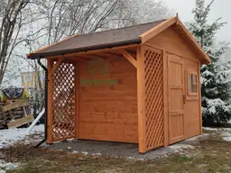 Domek gospodarczy z drewna Bonifacy - 3x2,5m  - zdjęcie 45