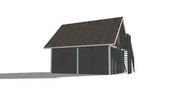 Wiata samochodowa Marta 6x5m – Garaż z poddaszem i zamkniętym pomieszczeniem - zdjęcie 13