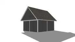 Wiata samochodowa Marta 6x5m – Garaż z poddaszem i zamkniętym pomieszczeniem - zdjęcie 14