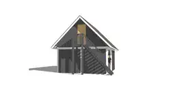 Wiata samochodowa Marta 6x5m – Garaż z poddaszem i zamkniętym pomieszczeniem - zdjęcie 18