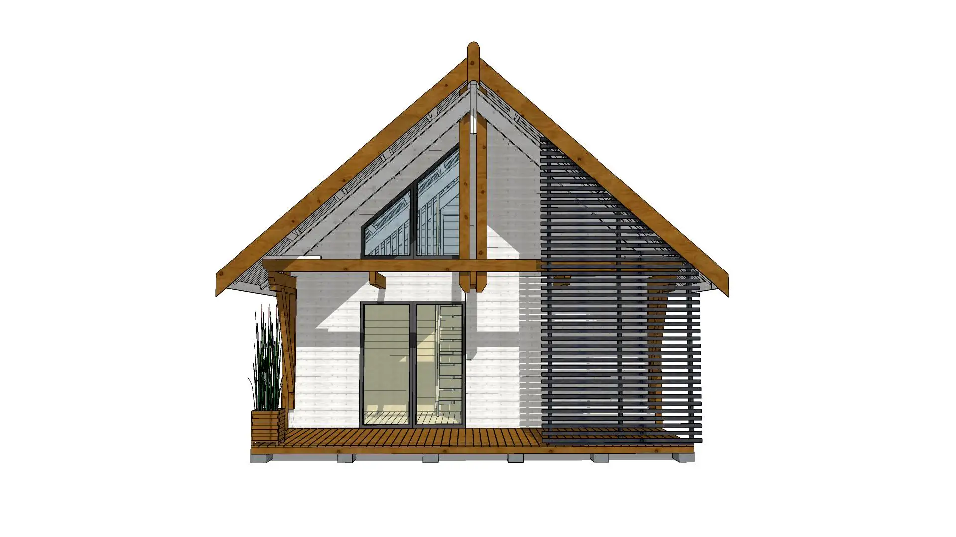 Domek rekreacyjny całoroczny CRA10 - 35m2