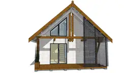 Domek rekreacyjny całoroczny CRA10 - 35m2 - zdjęcie 49