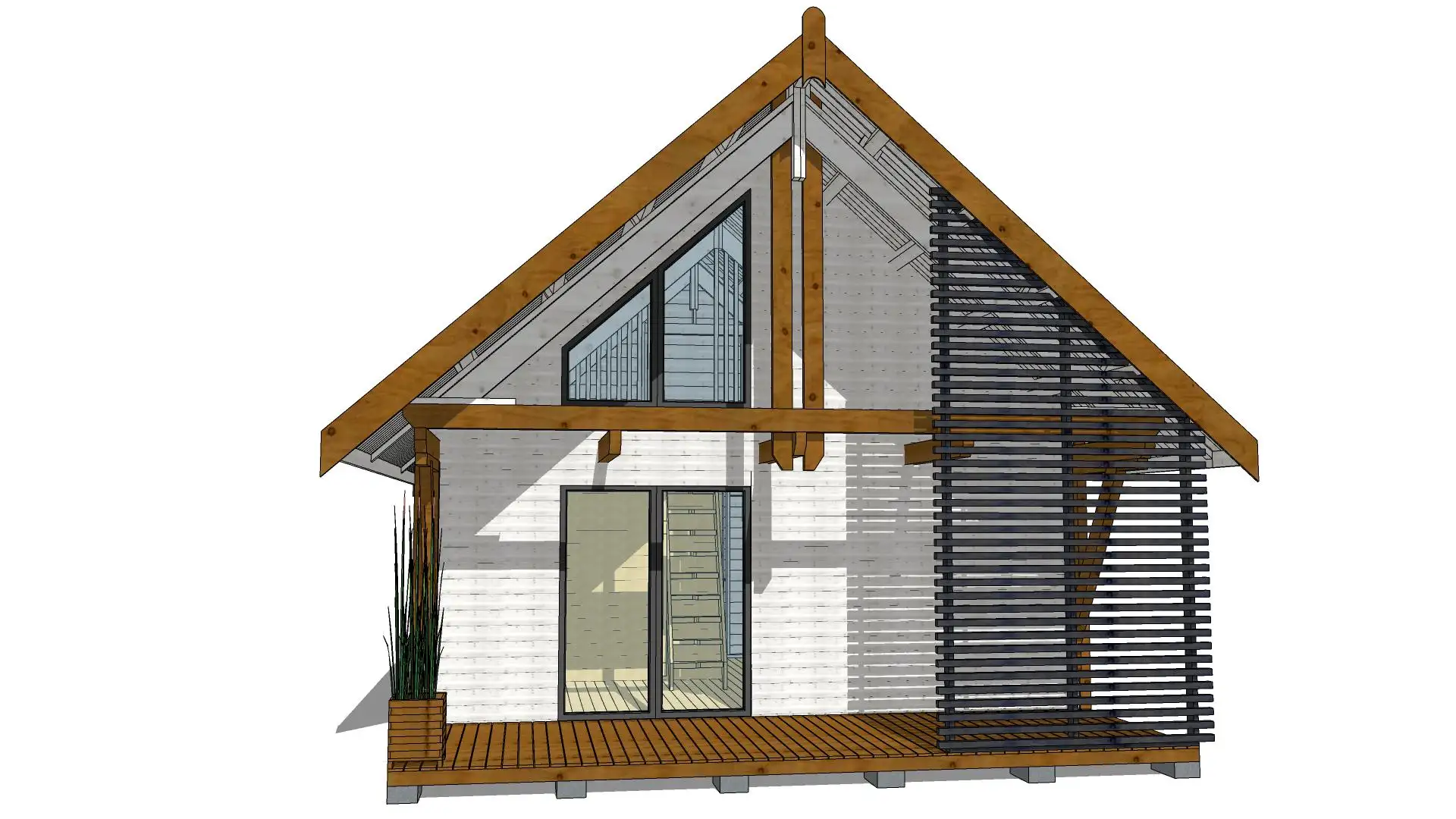 Domek rekreacyjny całoroczny CRA10 - 35m2