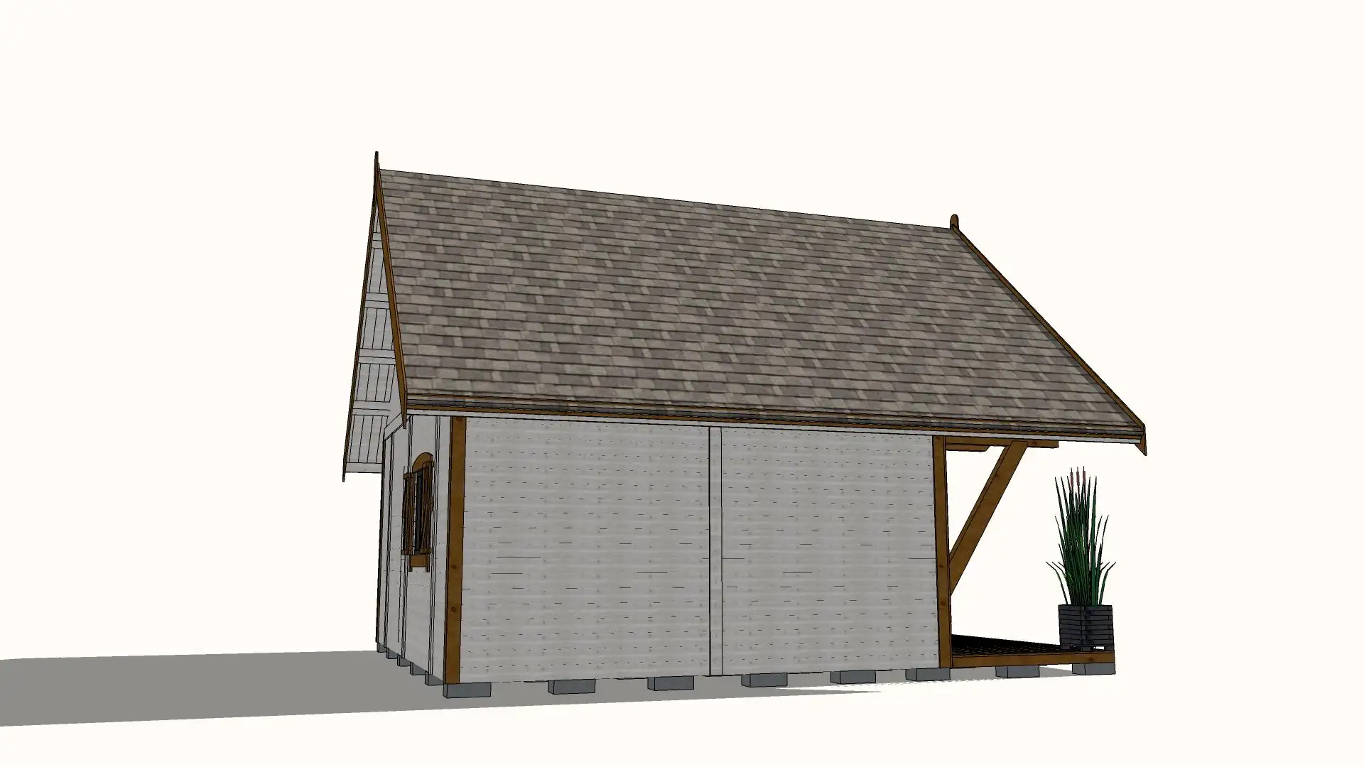 Domek rekreacyjny całoroczny CRA10 - 35m2