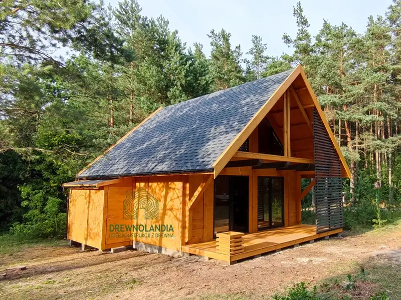 Domek rekreacyjny całoroczny CRA10 - 35m2