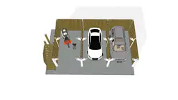 Wiata samochodowa Barbara 8,9m x 5m – Trwała konstrukcja na trzy pojazdy z przestrzenią magazynową  - zdjęcie 19